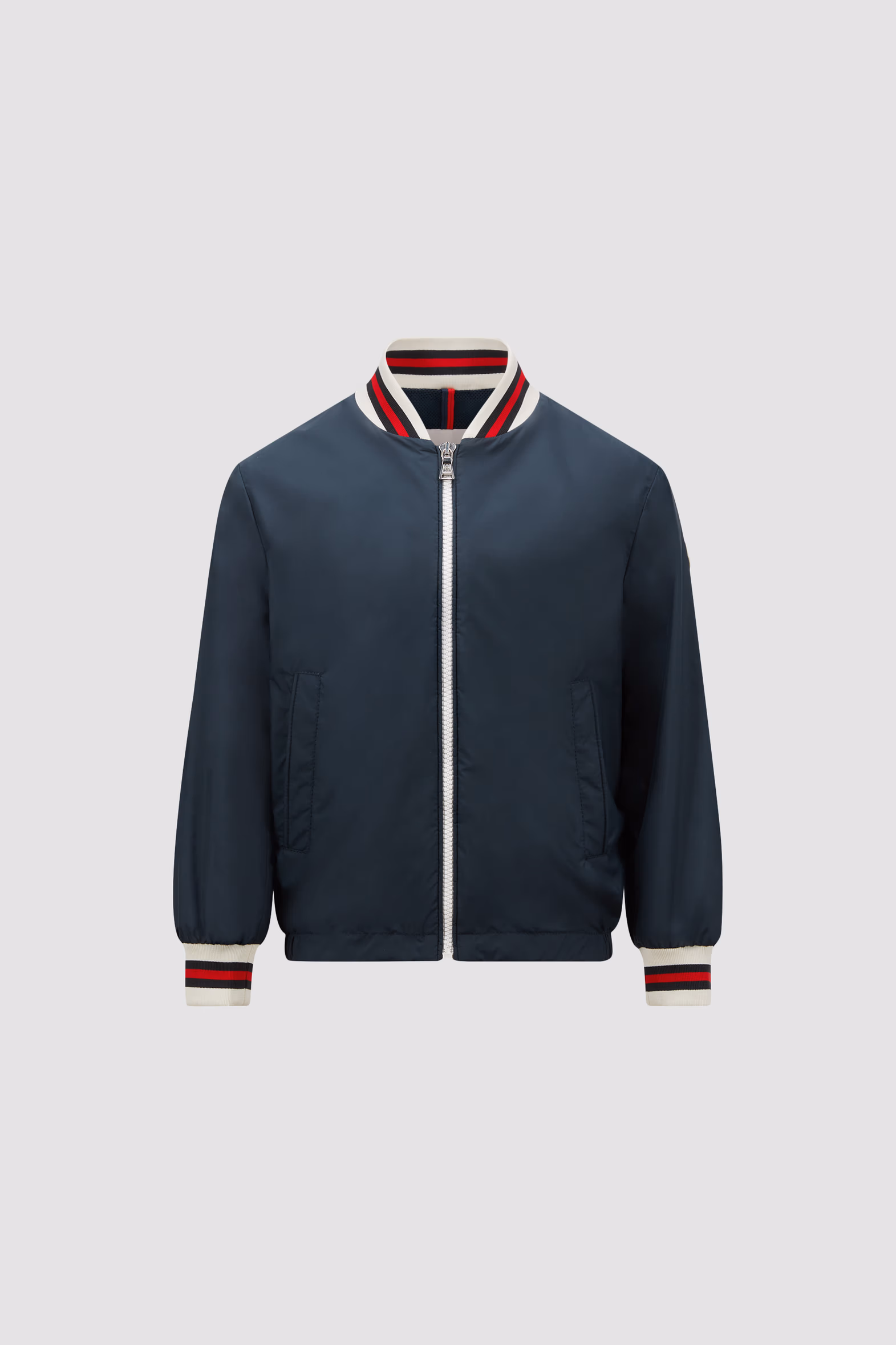Maki Bomber Jacket Boy Navy Blue Moncler 0